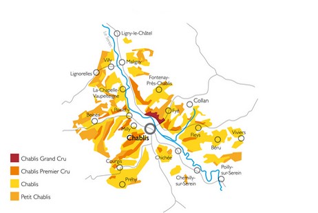 Support de formation sur les vins de Chablis