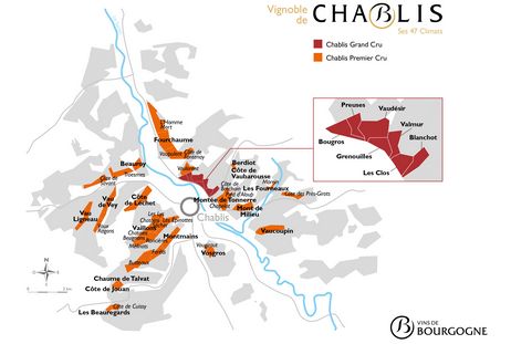 Les 47 Climats du vignoble chablisien